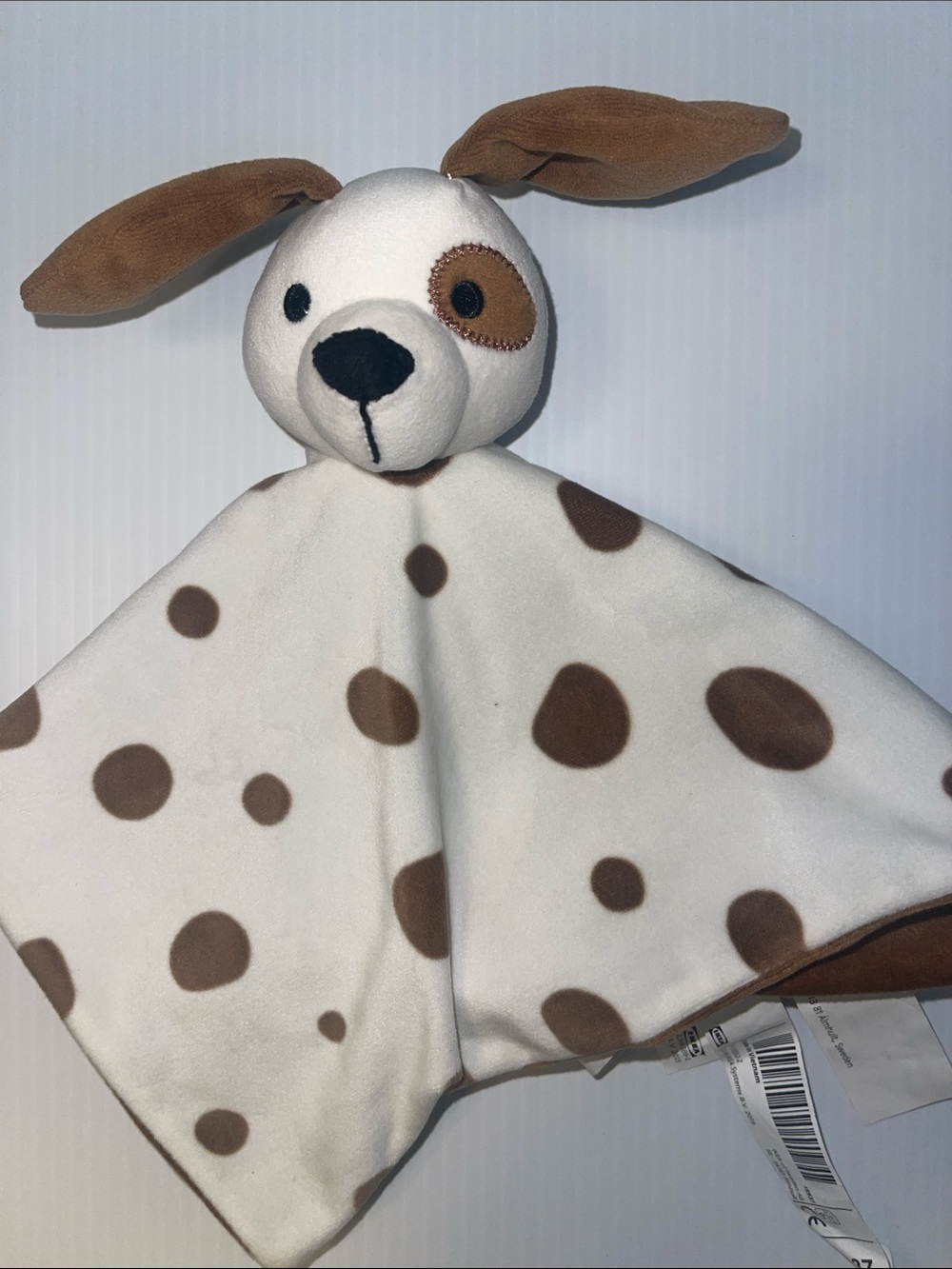 IKEA spotted puppy lovey